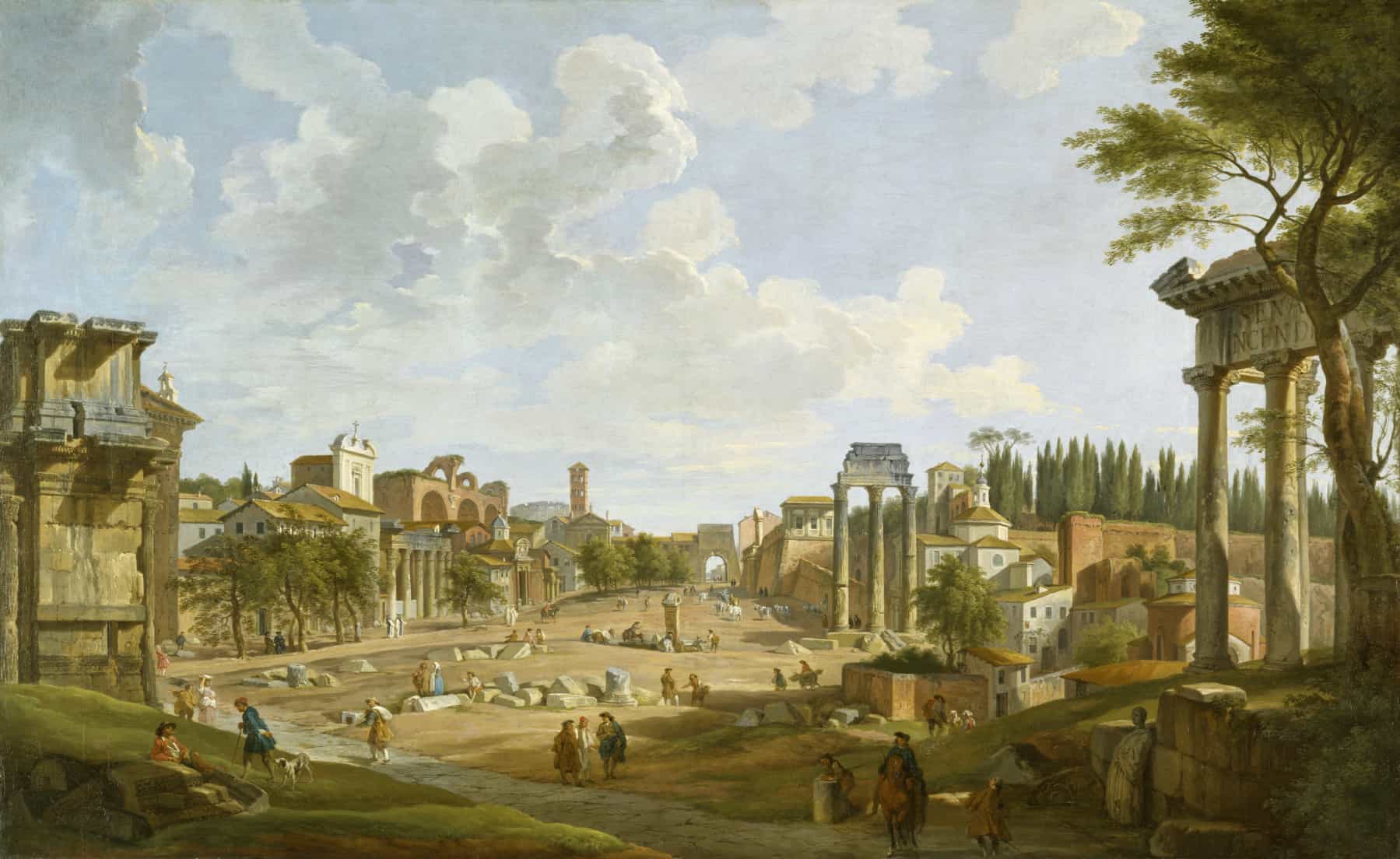 Giovanni Paolo Panini View of the Roman Forum